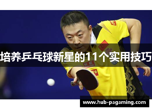培养乒乓球新星的11个实用技巧