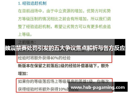 魏震禁赛处罚引发的五大争议焦点解析与各方反应 魏震禁赛处罚引发的五大争议焦点解析与各方反应